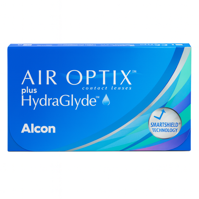Контактні лінзи AirOptix HydraGlyde уп(3 шт)
