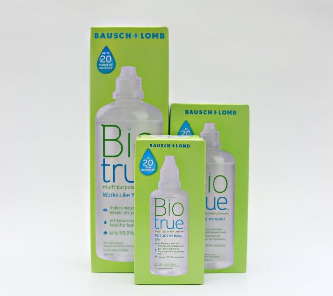 Розчин для лінз Biotrue 120 мл